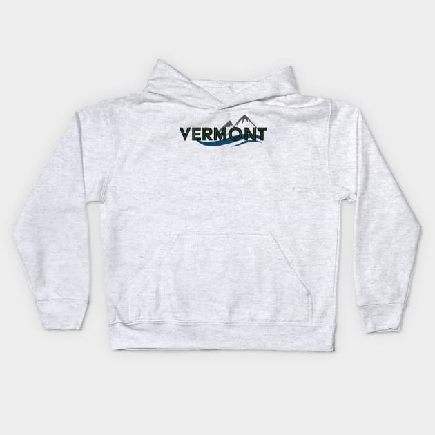 Vermont Kids Hoodie by kiramrob